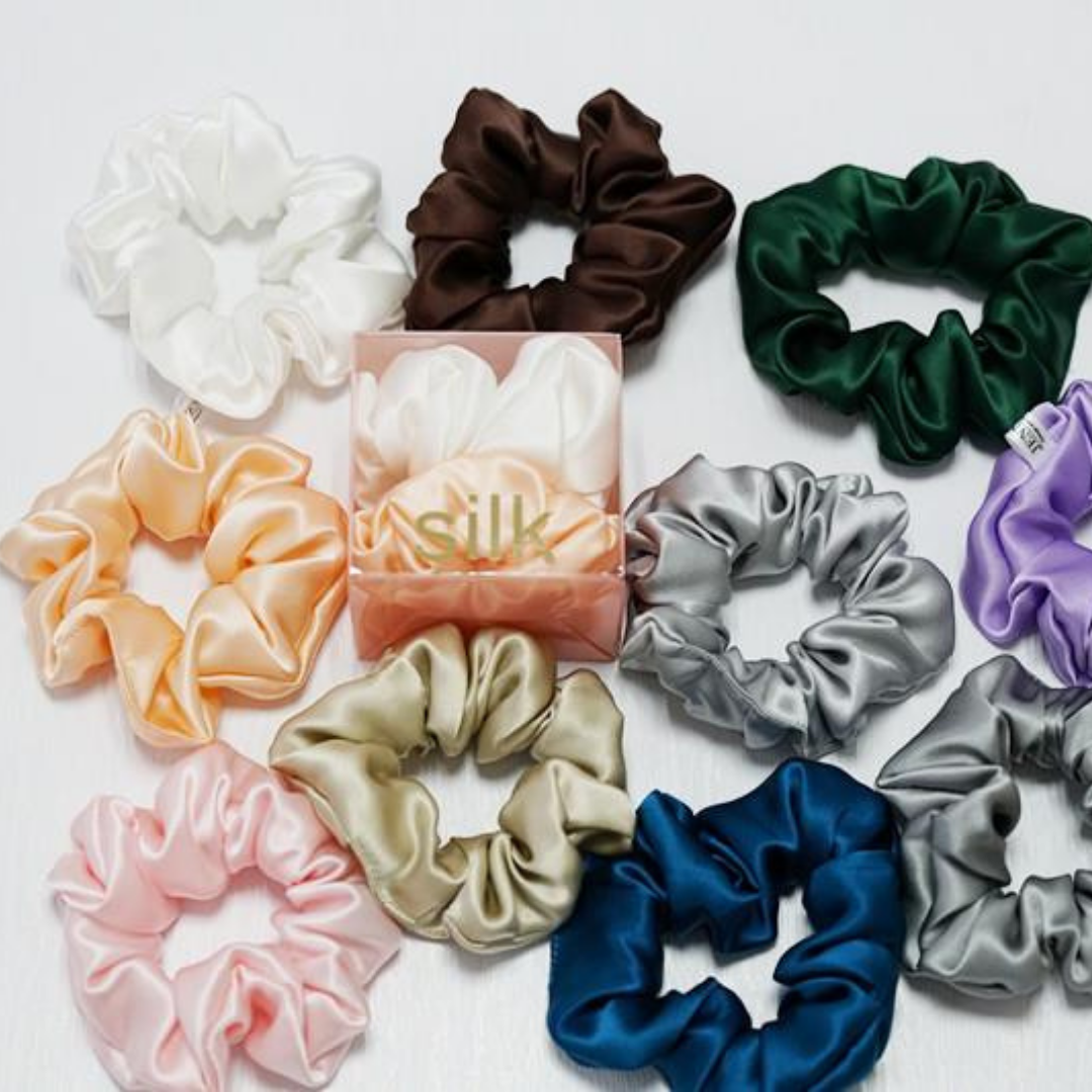 Custom Silk Scrunchie Large丨Custom Brand
