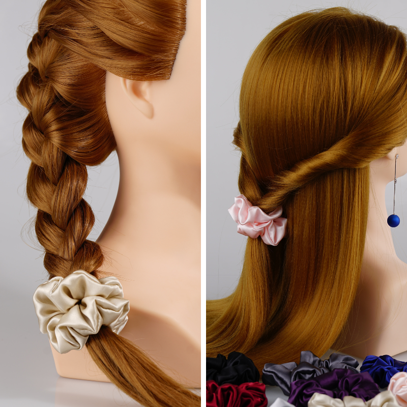 Custom Silk Scrunchie Medium丨Custom Brand
