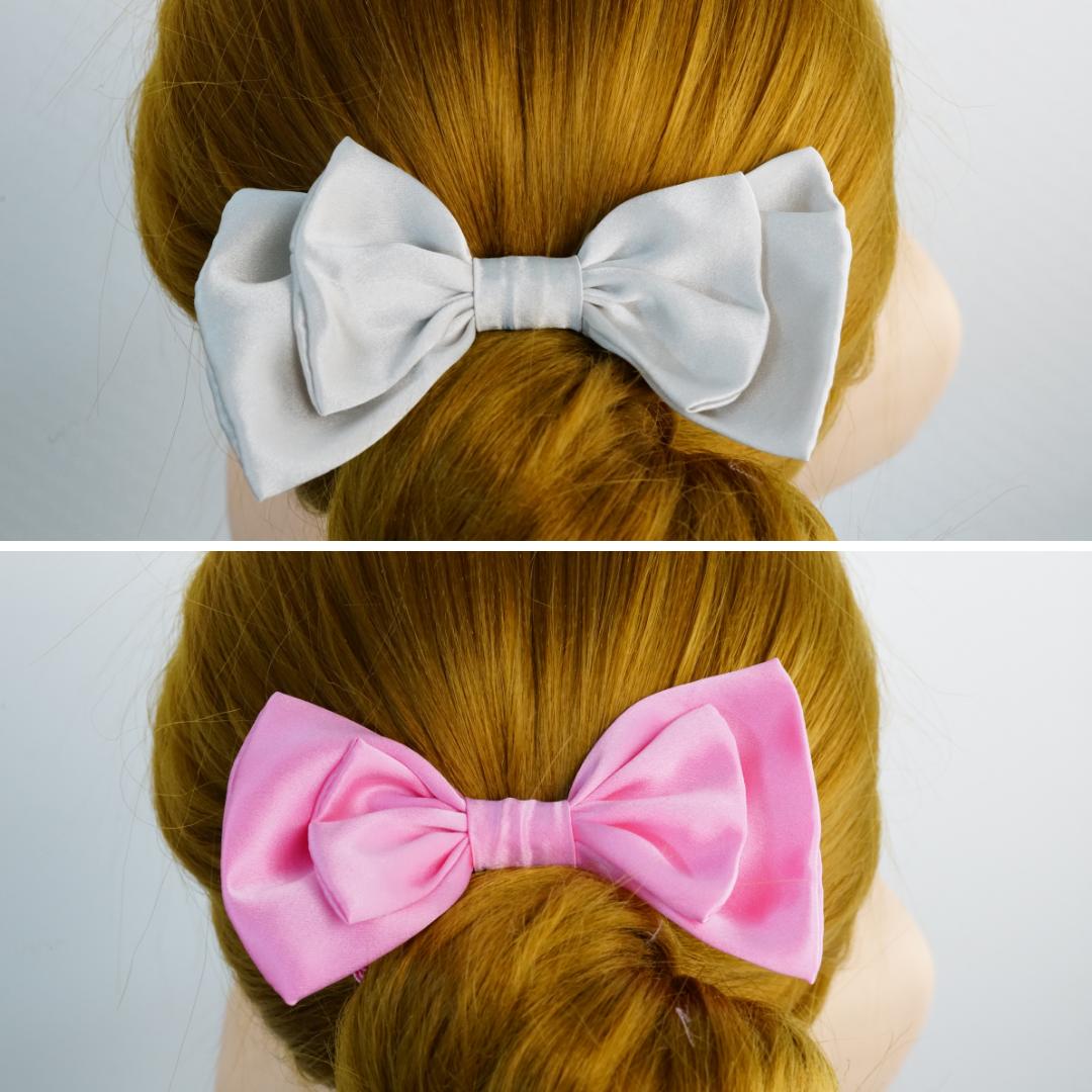 Custom Silk Scrunchie with Bowknot丨Custom Brand