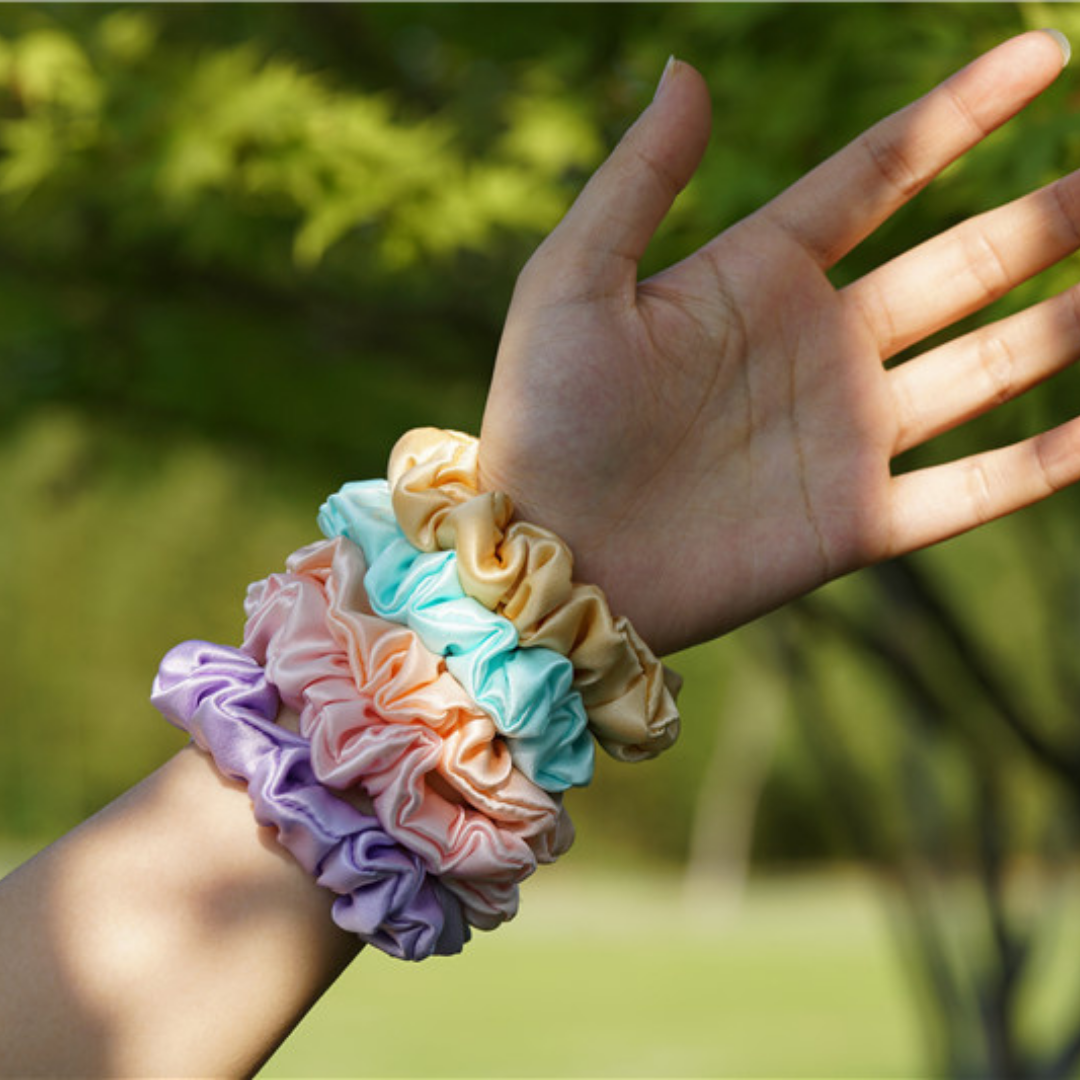 Classic Silk Scrunchie Wholesale - Mix Colors & Fixed Fee