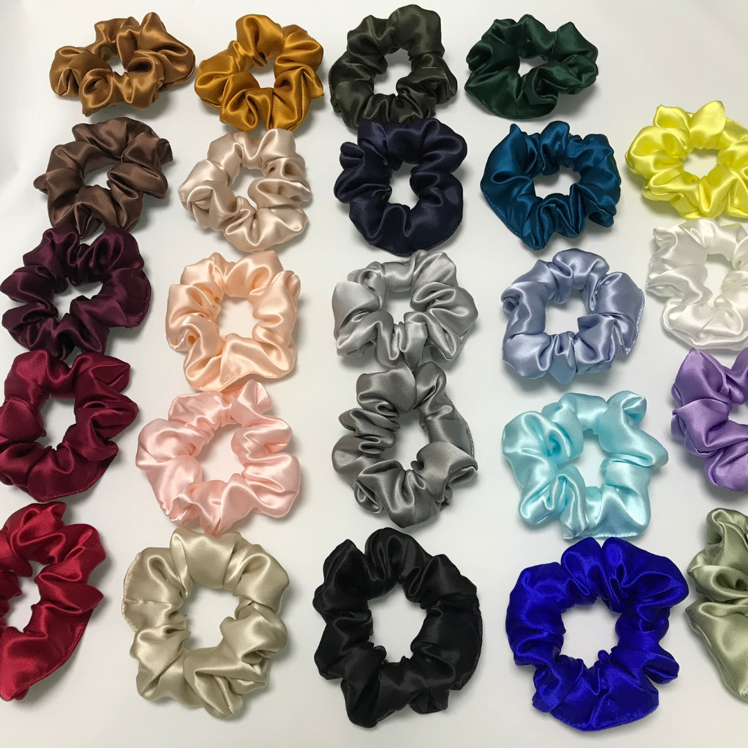 Custom Silk Scrunchie Large丨Custom Brand