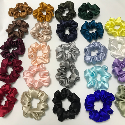 Custom Silk Scrunchie Large丨Custom Brand