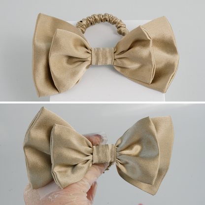 Custom Silk Scrunchie with Bowknot丨Custom Brand
