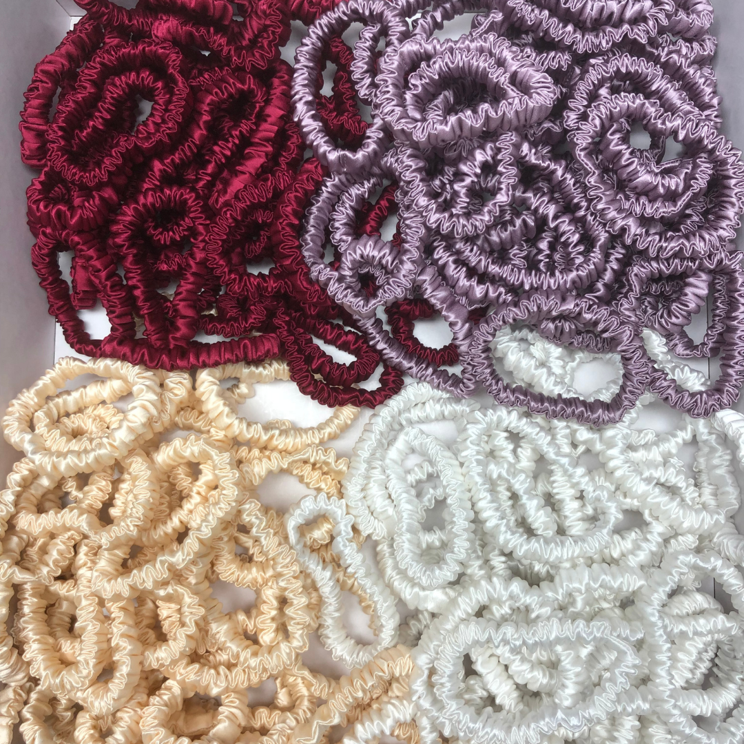Mini Silk Scrunchies Wholesale - Mix Colors & Fixed Fee