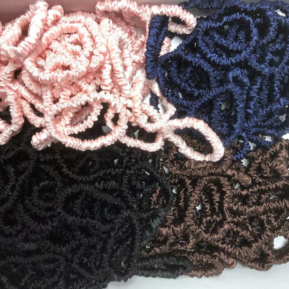 Mini Silk Scrunchies Wholesale - Mix Colors & Fixed Fee