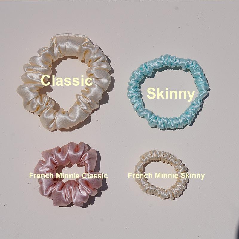 Custom Silk Scrunchie Tiny丨Custom Brand