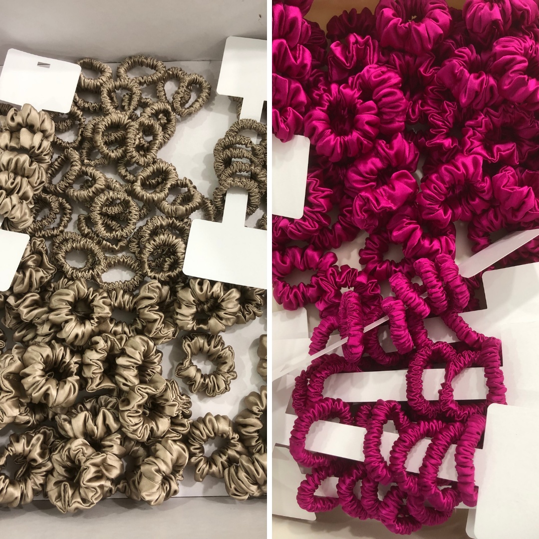Custom Silk Scrunchie Tiny丨Custom Brand