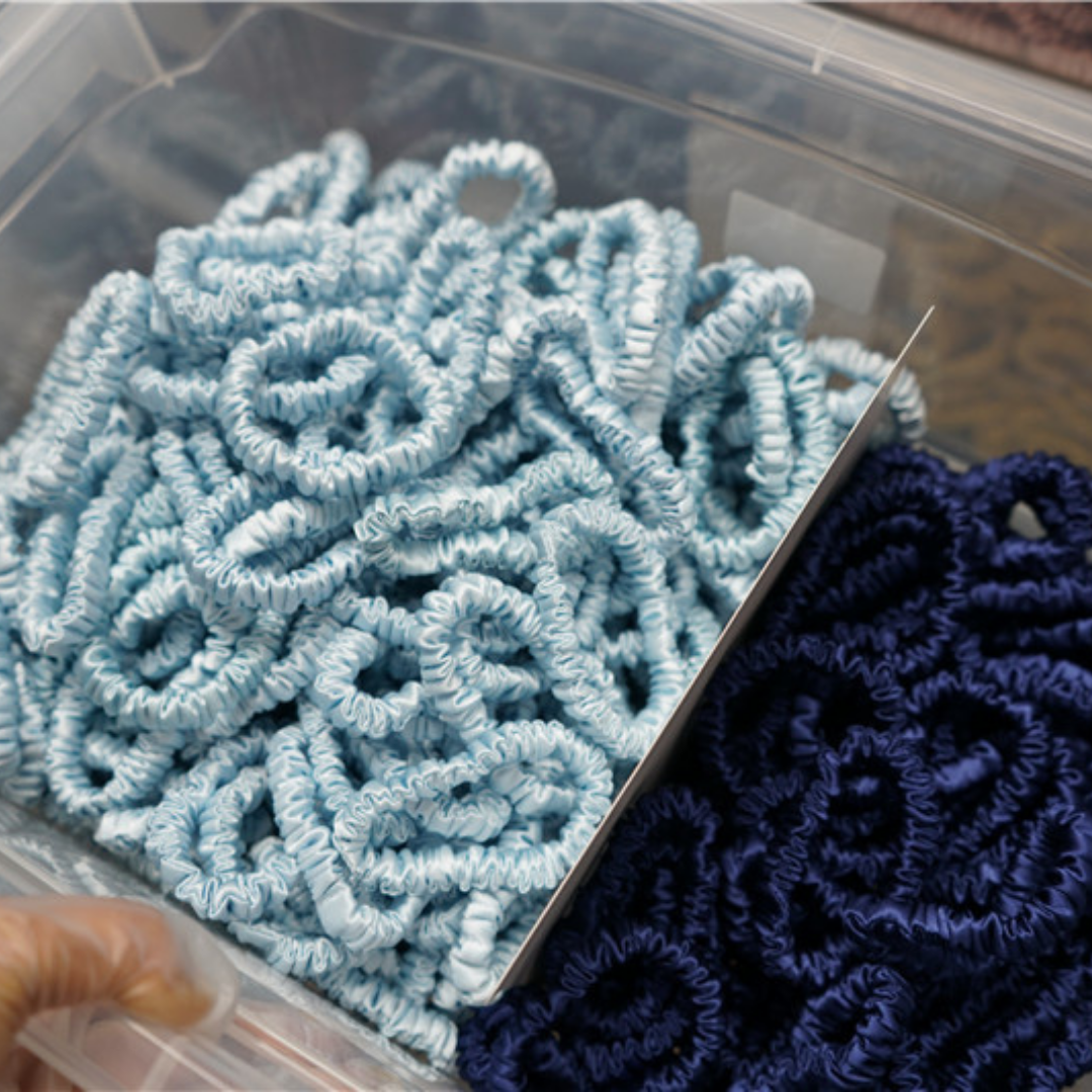 Mini Silk Scrunchies Wholesale - Mix Colors & Fixed Fee