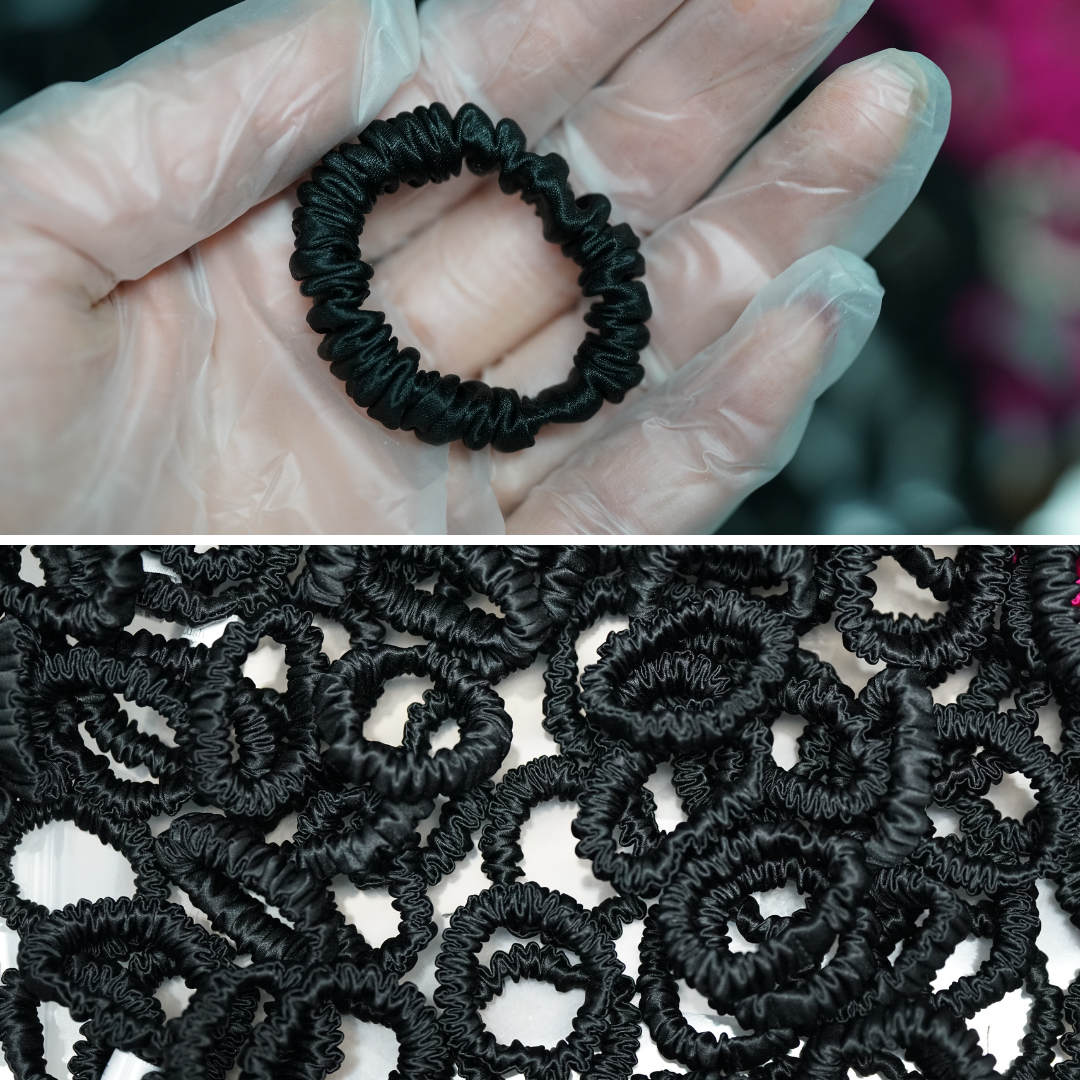 Custom Silk Scrunchie Tiny丨Custom Brand