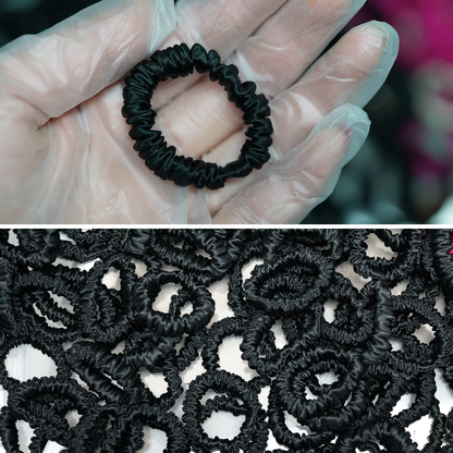 Custom Silk Scrunchie Tiny丨Custom Brand
