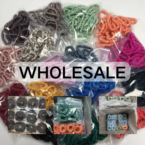 1 piece wholesale silk scrunchies