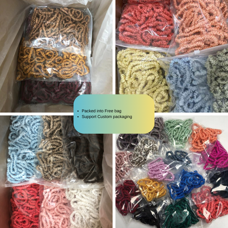 wholesale black skinny silk scrunchies for retailers and brands