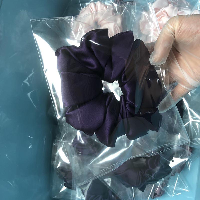Custom Silk Scrunchie Oversize Fluffy丨Custom Brand
