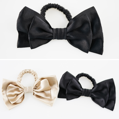 Custom Silk Scrunchie with Bowknot丨Custom Brand