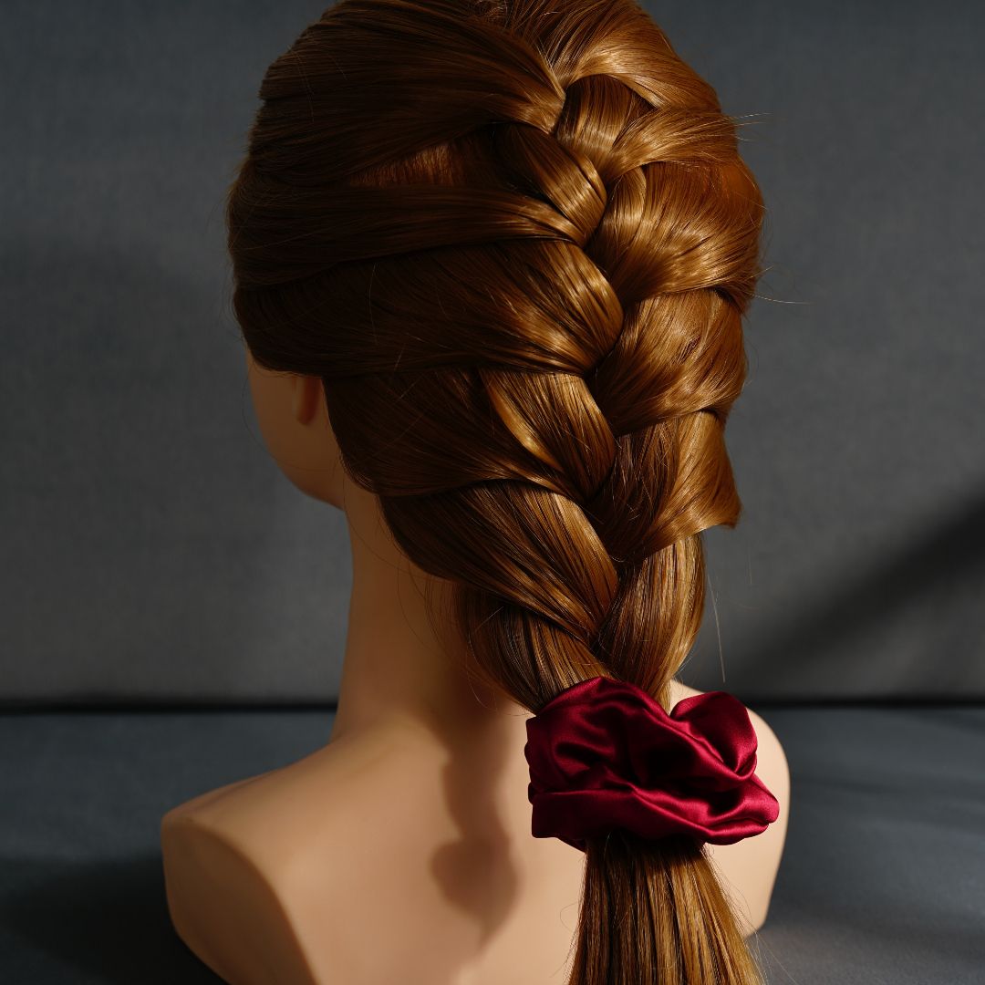 Large Silk Scrunchie Wholesale - Mix Colors & Fixed Fee