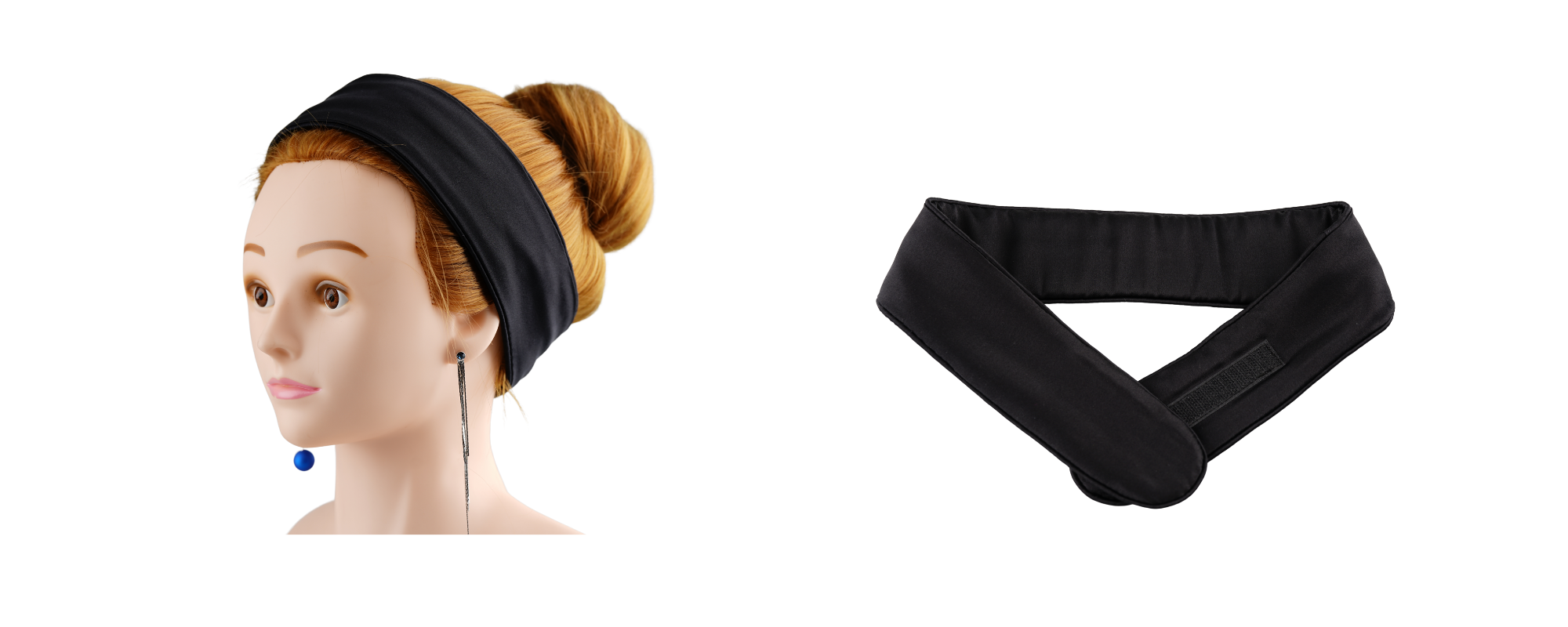 wide silk headband custom wholesale, custom brand low MOQ, 1 piece wholesale
